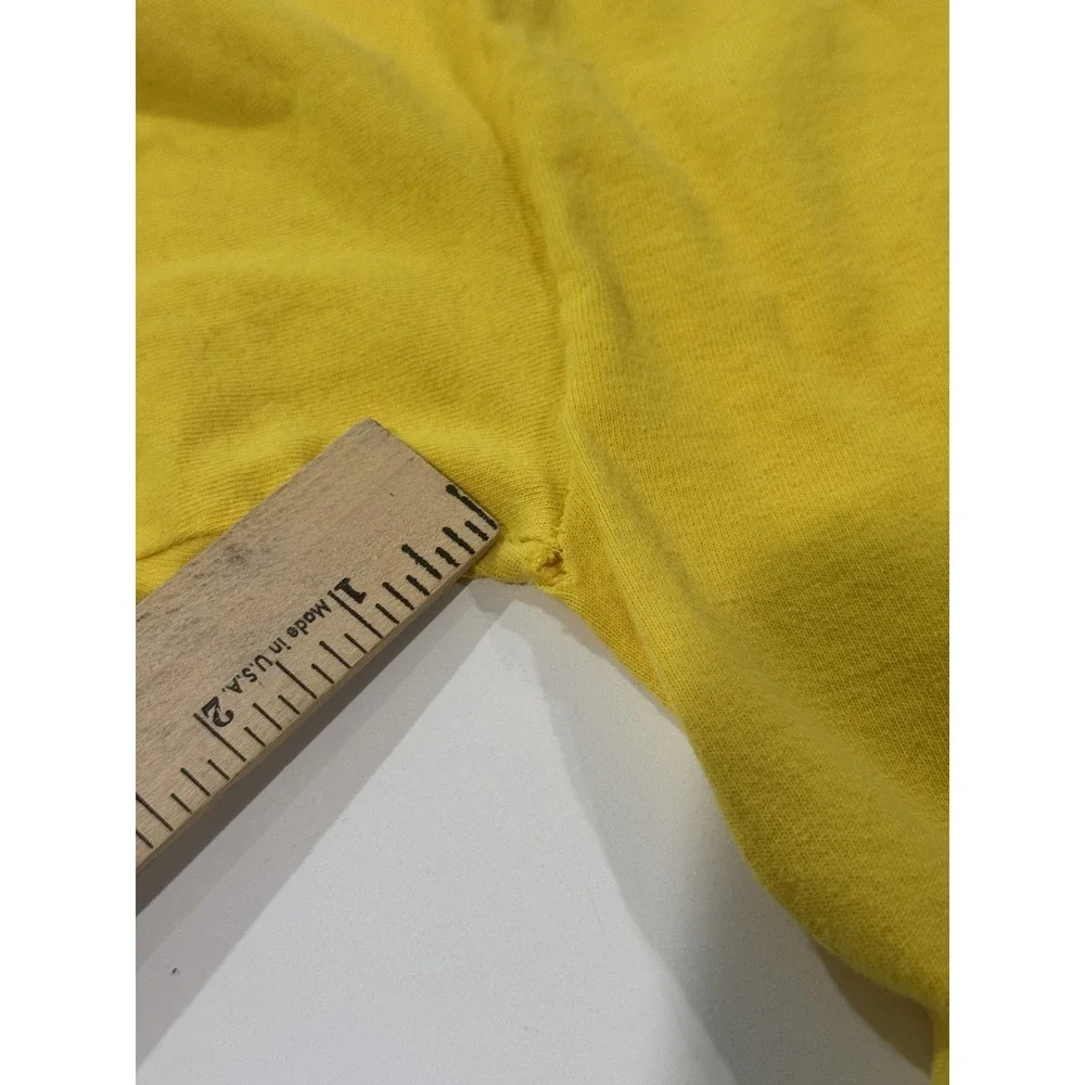 Jesus Yellow‎ Christian Religious Graphic T-Shirt Live Learn Grows COLOSSIANS L